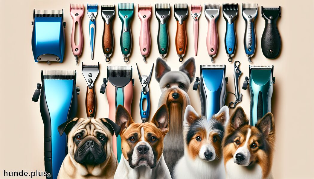 Verschiedene Aufsätze für unterschiedliche Längen - Welche Schermaschine für welchen Hund?